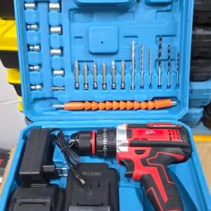 H.R 20V Cordless Steel Chuck, 26 Pcs Accessories, Double Battery